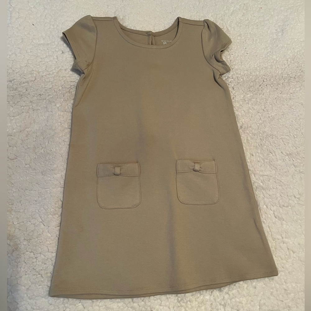 Toddler Girls’ Bow Ponte Knit Dress